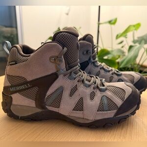 Merrell Women’s Falcon/Trooper Waterproof Hiking Boots – Size 8 (EUR 39)